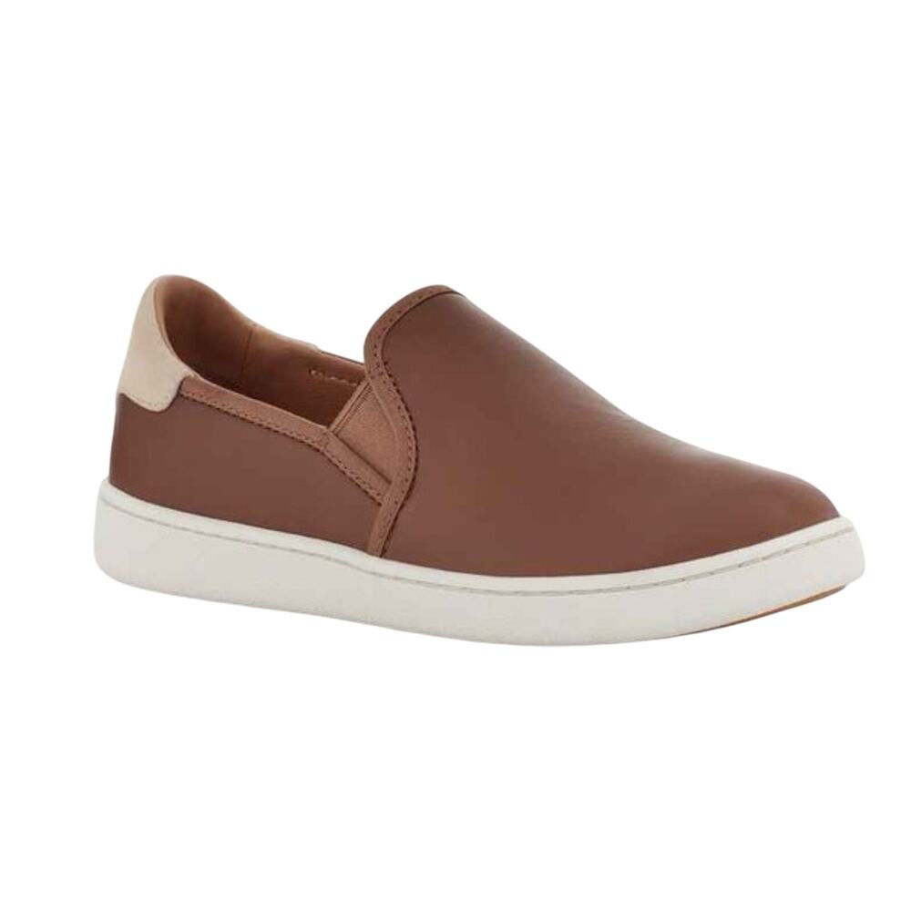UGG Women's Leather Cas Slip-On Suede Casual Sneaker Shoes Winter Brown Size 6‎